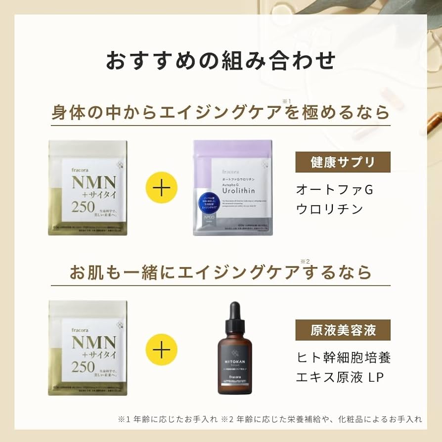 Amazon | FRACORA NMN ＋ サイタイ サプリメント 30日分 日本製